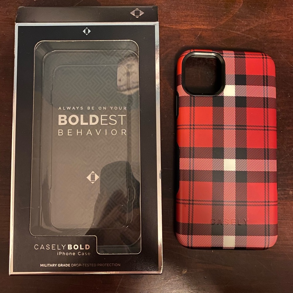 Red Plaid iPhone 11 Pro Max Case